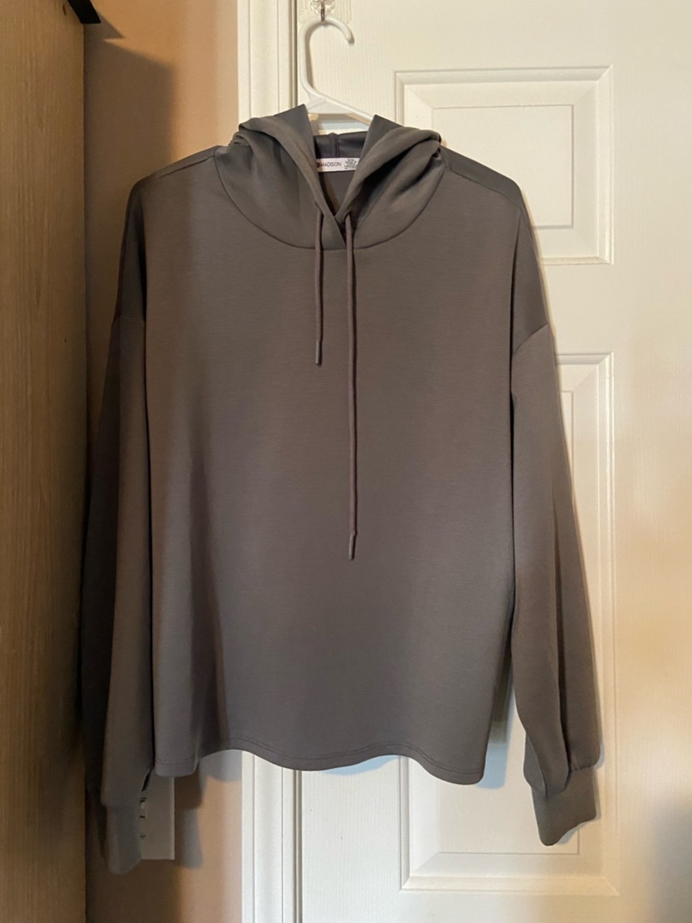 Madison Women’s Hooded Pullover - Charcoal Gray